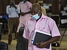 Paul Rusesabagina u soudu (26 února 2021)