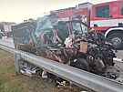 Vn dopravn nehoda zamstnala brzy rno olomouck hasie na 279,9 kilometru...