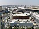 Pohled na výstavit Expo 2020 v Dubaji focený ze stechy hotelu v Dubaji. (14....