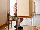 Nmci hlasují v parlamentních volbách v Bavorsku. (26. záí 2021)