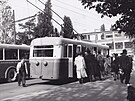 Archivn snmek trolejbusov dopravy ve Zln.