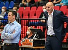Nymburské trenérské duo: hlavní Aleksander Sekuli (vlevo) a asistent Jurica...