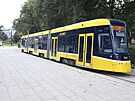 Nov typ tramvaje koda 40T najd zkuebn kilometry v ulicch Plzn. (21. 9....
