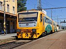 Regionova 814.122 �eských drah na nádra�í v Jihlav�