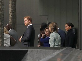 Princ Harry a vévodkyn Meghan na návtv 9/11 Memorial na Manhattanu (New...