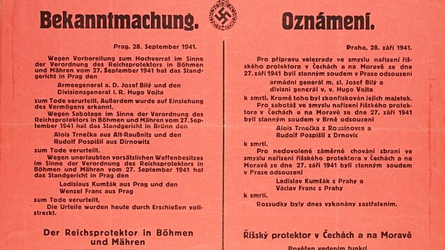 Oznmen o trestech smrti z 28. z 1942