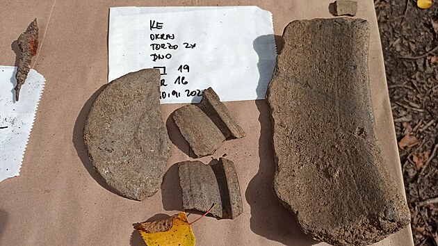 Archeologov na na Karlov Hrdku nali keramick stepy, hebky, ipky z kue, zbytky petlicovho zmku velkch dve nebo mimodn zachovalou ostruhu s upnacmi pezkami.