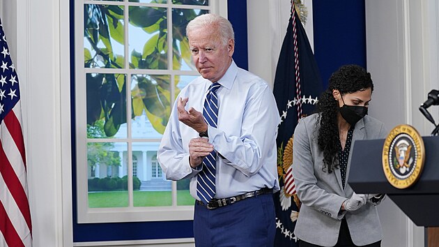 Americký prezident Joe Biden dostal třetí dávku vakcíny proti koronaviru. (27. září 2021)