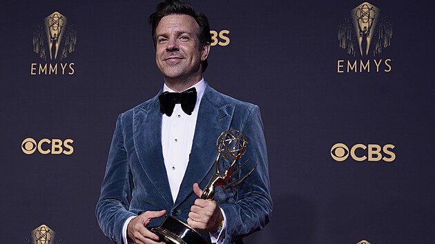 Jason Sudeikis, nejlep herec v komedii, m Emmy za seril Ted Lasso