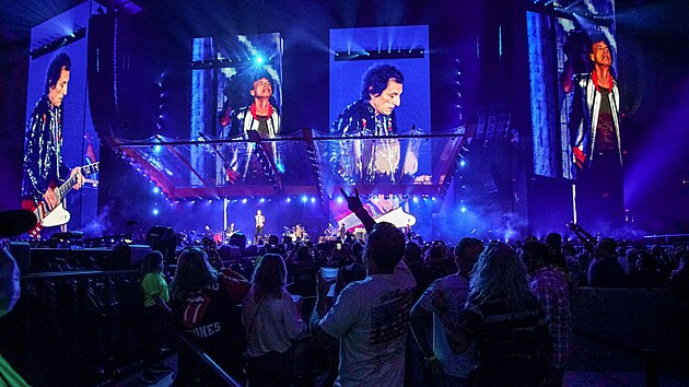 Rolling Stones na zahajovacím koncertu amerického turné No Filter 2021 (27. září 2021)