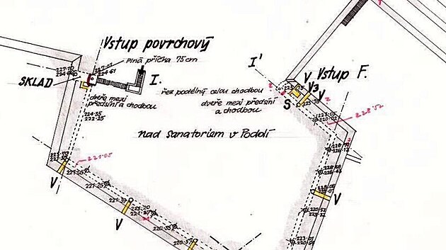 Vyehradsk podzemn chodby maj spletitou historii. 