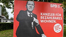 Němečtí sociální demokraté slibovali před volbami dostupné bydlení. (11. září...