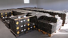 Přísně střežené armádní muniční sklady v Hostašovicích na Novojičínsku