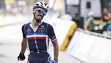 Julian Alaphilippe v Lovani obhajuje titul mistra svta z loského roku.