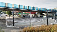 Nová tramvajová smy�ka u nádra�í Praha-Zahradní M�sto