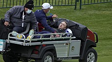 Tom Felton zkolaboval na golfovém turnaji. (Sheboygan, 23. zá�í 2021)