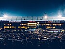 Slavný stadion Feyenoordu De Kuip, na kterém si ve tvrtek veer zahrají v...