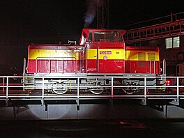 Lokomotiva řady T334.0 přezdívaná Rosnička