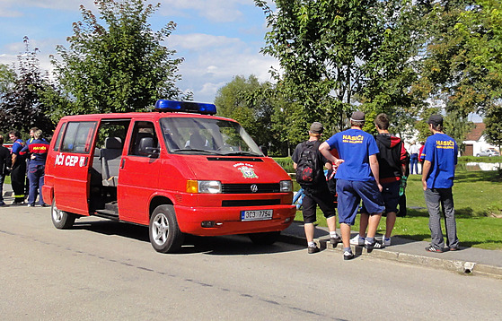 Tak vypadalo auto dobrovolných hasičů z Cepu předtím, než ho ukradl zloděj.