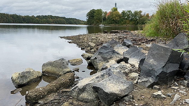 Chebská pehradní nádr Skalka.