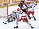 Utkání 11. kola hokejové extraligy: HC Sparta Praha - Mountfield Hradec...