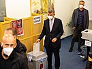 Andrej Babi odvolil krátce po 15. hodin v Lovosicích (8. íjna 2021).