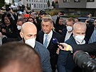 Andrej Babi dorazil do volebního tábu ANO. (9. íjna 2021)