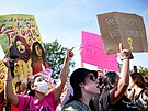 Pochod za enská práva na potrat ve Washingtonu.