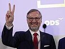 Petr Fiala z koalice SPOLU (9. íjna 2021)