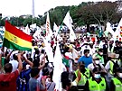 V Bolvii vypukl spor o indinskou vlajku, konaj se kvli nmu demonstrace