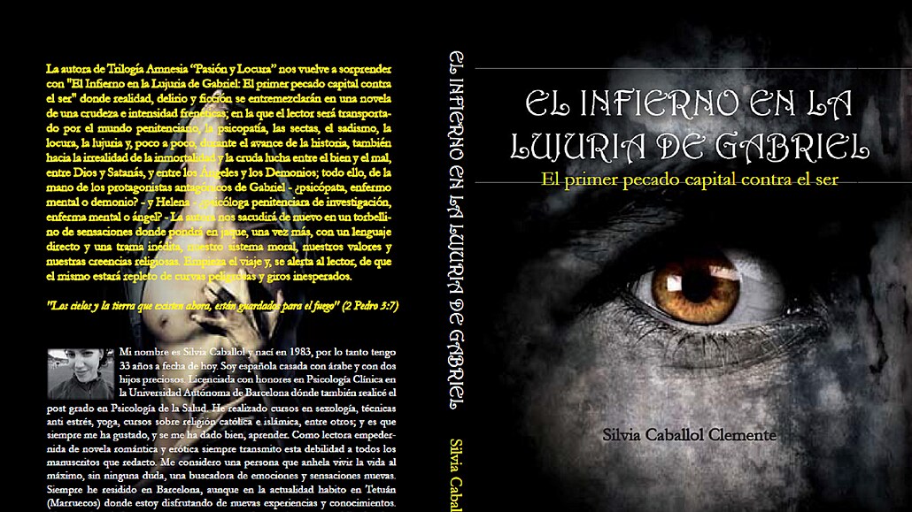 Kniha El Infierno en la Lujuria de Gabriel spisovatelky Silvie Caballolové