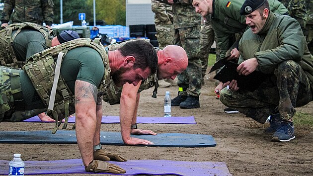 et vojci uspli na nron souti Murph Challenge v litevsk Rukle. (7. jna 2021)