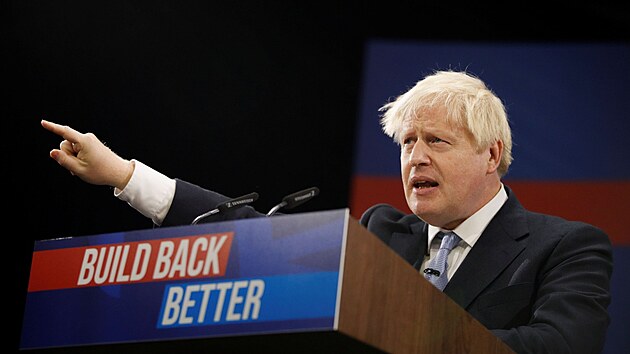 Britský premiér Boris Johnson (6. íjna 2021)