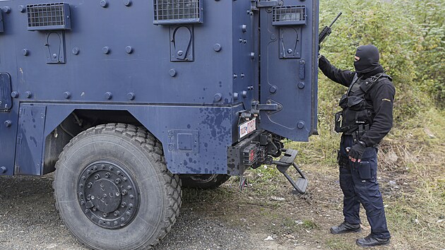 Kosovská policie opouští hranice. (2. října 2021)