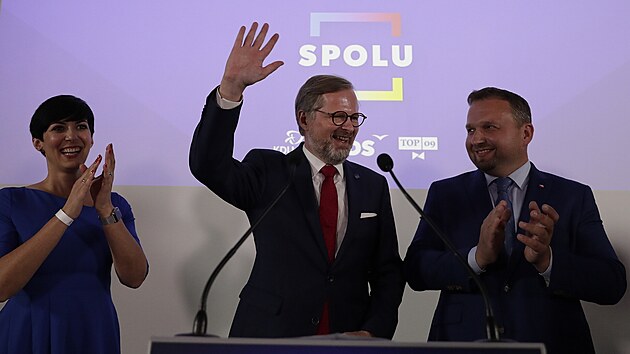 Petr Fiala z koalice SPOLU (9. jna 2021)