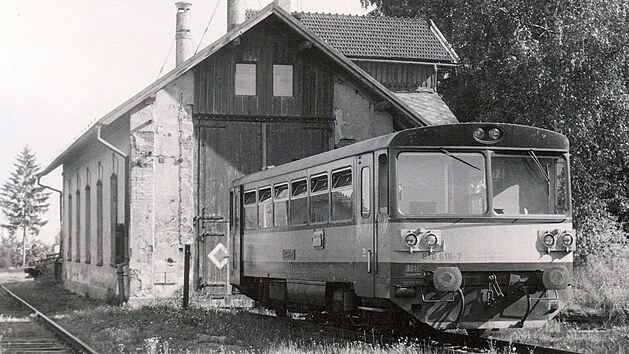 Motorov vz 810.619 ped vtopnou v Rokytnici v Orlickch horch (vyfoceno 8. 8. 1993)