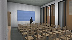 Plánovaná podoba infocentra na a�ském Po�tovním nám�stí. Má vzniknout...