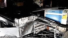 Hasii v noci na sobotu zasahovali v reklamní firm v Chráanech, kde zaalo...