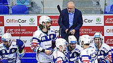 Utkání 12. kola hokejové extraligy: Mountfield Hradec Králové - HC Kometa Brno....