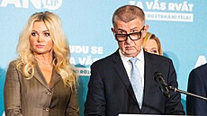 Tisková konference hnutí ANO k výsledkm voleb (9. íjna 2021)