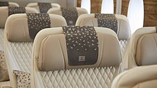 Prémiová turistická t�ída v letadlech Emirates.