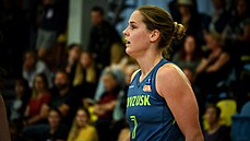 Alena Hanu�ová v dresu USK Praha