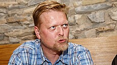 Pavel Blobrádek ve tábu koalice Spolu v Hradci Králové (9. 10. 2021)