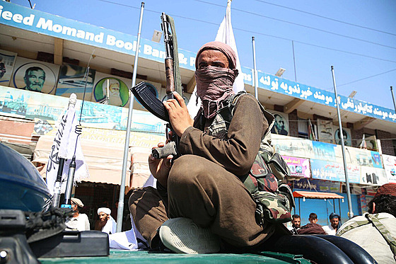 Tálibánské jednotky v Džalálábádu (16. srpna 2021)