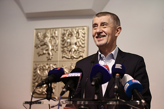 Premiér Andrej Babiš promluvil na tiskové konferenci k ukončení činnosti...
