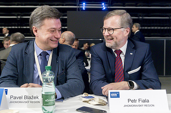 Petr Fiala a Pavel Bla�ek v roce 2020.