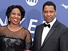 Herec Denzel Washington s manelkou Paulettou Pearsonovou