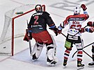 Utkání 14. kola hokejové extraligy: HC Ocelái Tinec - HC Dynamo Pardubice....