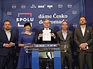 Koalice SPOLU a Piráti a starostové podepsaly memorandum o vli vytvoit...