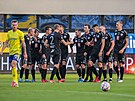 Radující se hrái Hradce Králové v zápase 11. kola Fortuna ligy se Zlínem.